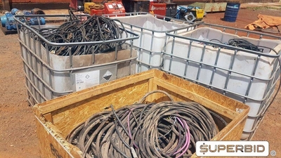 SUCATA DE FIO/CABO DE COBRE ENCAPADO (APROX. 2.500 KGS) (PREÇO P/KG)