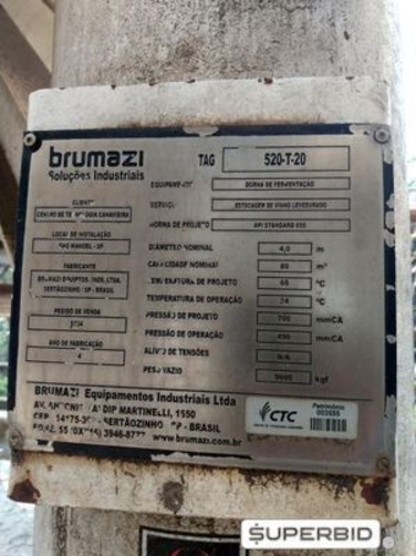 PLANTA DE DEMONSTRAÇÃO PARA PRODUÇÃO DE ETANOL 2G DE CANA-DE-AÇÚCAR BAGAÇO, ANO 2014, CAP. 03 MI DE L/ANO (Ref.: RAA/ RBA/ RCA/ RDA/ REA/ RFA)