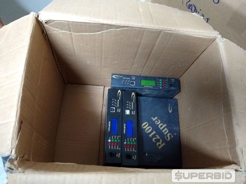 RÁDIOS REPETIDORAS VERTEX E MOTOROLA, RÁDIOS MONOCANAIS E IMPRESSORA TÉRMICA DE ANILHA. (Ref.: SCF)