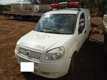 FIAT DOBLO AMBULANCIA 1.8, 2011/2012, Placa FINAL 1 (MG), (Ref.: SAU)