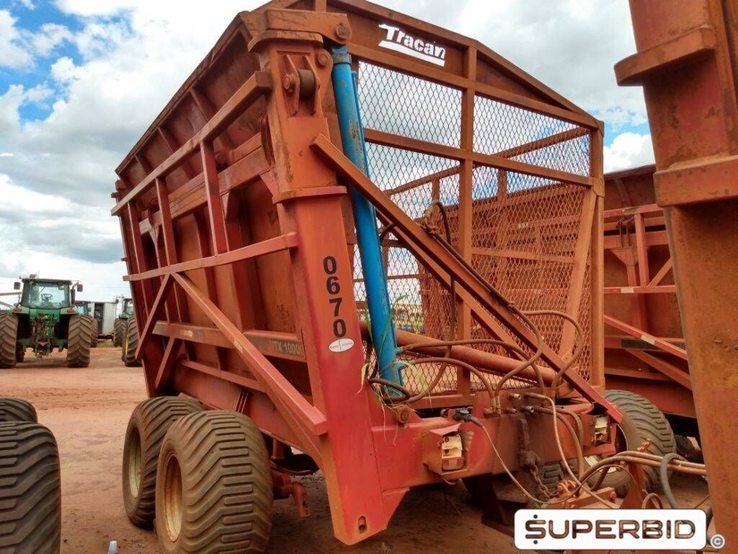 REBOQUE TRANSBORDO DE CANA PICADA TRACAN VTX 10.000, ANO: 2010, SÉRIE: VTX10384 (Ref.: 670)