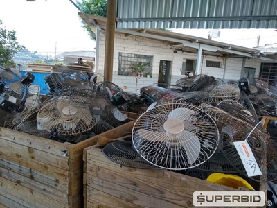 EXAUSTORES, VENTILADORES DE COLUNA, RÁDIOS COMUNICADORES, BEBEDOUROS E COFRES. (Ref.: SR)