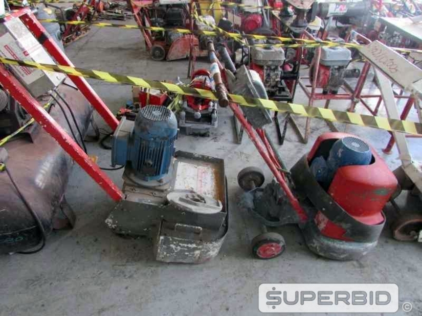 LIXADEIRAS DE PISO ELÉTRICA JAHU JT2D E LIXADEIRAS DE PISO ELÉTRICA JAHU JM2D, (06 PÇ.) (Ref.: JCO)