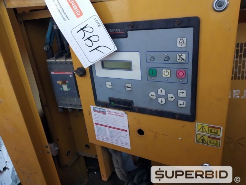 GRUPO GERADOR Á DIESEL, POT: 80 KVA E ALTERNADOR CABINADO P/ GRUPO GERADOR (Ref.: RBF)