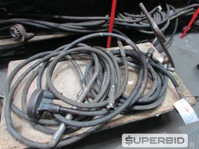 MOTOR ACIONAMENTO Á GASOLINA 5CV, BOMBA CENTRIFUGA Á GASOLINA HONDA 3 POL., BOMBA SUBMERSIVEL DE MANGOTE E OUTROS, (12 PÇ.) (Ref.: JAS)