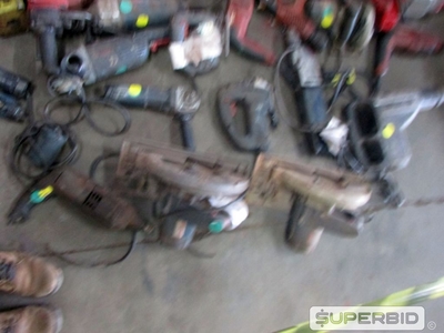 SUCATA DE DEMOLIDOR, ESMIRILHADEIRA, FURADEIRA, MARTELETES E OUTROS (APROX.: 31 PÇS) (Ref.: PAY)