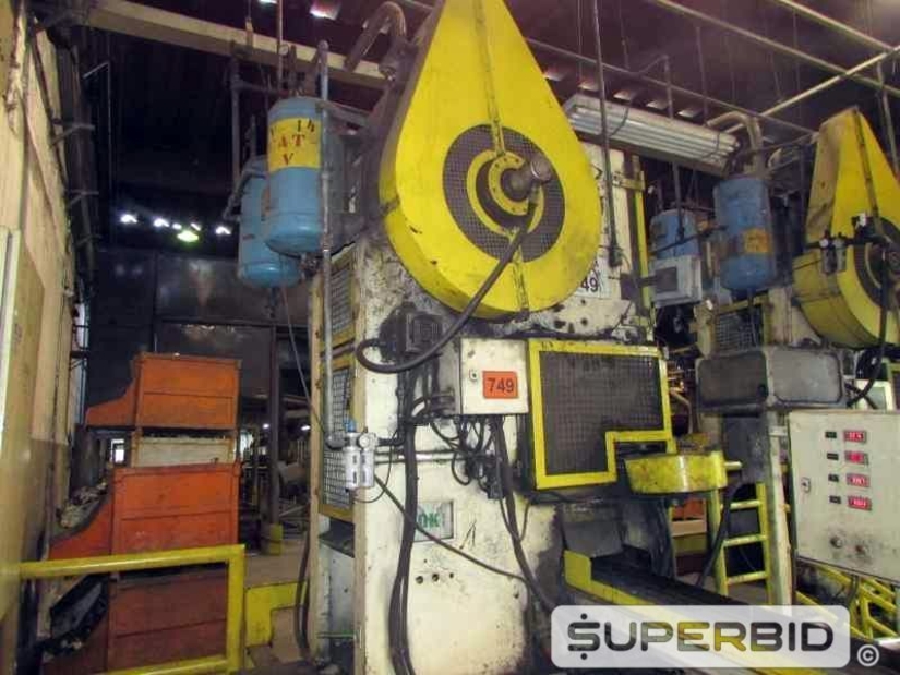 PRENSA EXCÊNTRICA RICETTI, ANO 1991, CAP. 85 TON (Ref.: 749)