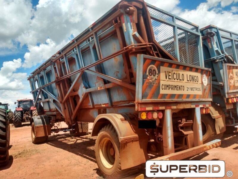 REBOQUE TRANSBORDO RODOFORT SMR 12500, 2008/2008, Placa FINAL 7 (MG),  (Ref.: 360)