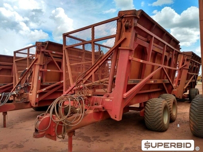 REBOQUE TRANSBORDO DE CANA PICADA TRACAN VTX 10.000, ANO: 2010, SÉRIE: VTX10384 (Ref.: 670)