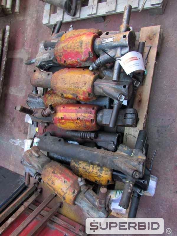 ROMPEDORES PNEUMÁTICOS ATLAS TEX P60S, CAP.: 30 KG E ROMPEDOR PNEUMÁTICO WOLF MW 40 KG, (11 PÇ.). (Ref.: JAB)