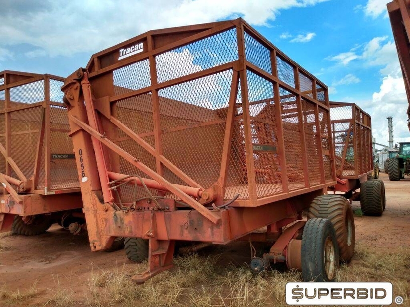 REBOQUE TRANSBORDO DE CANA PICADA TRACAN VTX 10.000, ANO: 2010, SÉRIE: VTX10376 (Ref.: 656)