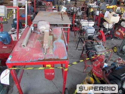 SERRA DE BANCADA, BOMBA CENTRIFUGA, CURVADOURA DE TUBOS E MOTOR DE ACIONAMENTO Á GASOLINA, (10 PÇ.) (Ref.: JCT)