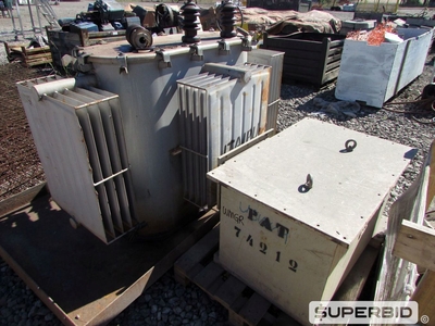 01 TRANSFORMADOR TRIFÁSICO Á ÓLEO ITAIPU POT.: 225 KVA e 01 TRANSFORMADOR Á SECO KIMARKI POT.: 15 KVA (Ref.: WMGR_UM02)