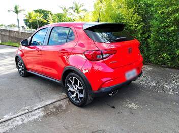 Fiat Argo Hgt 1.8, 2018/2019, Vermelho modena, 13.899 KM, Flex, Câmbio Automático, Roda de liga leve, Kit Tech + Kit Stile (Bancos em Couro), Câmera de ré, IPVA 2021 pago, Laudo cautelar aprovado.