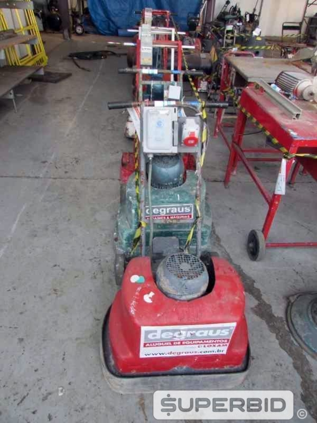 LIXADEIRAS DE PISO ELÉTRICA JAHU JT2D E LIXADEIRAS DE PISO ELÉTRICA JAHU JM2D, (06 PÇ.) (Ref.: JCO)