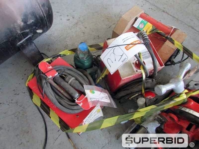 ROSQUEADEIRA ROTHENBERGER SUPER EGO 2, MACACO HIDRÁULICO E MÁQUINAS ELETROFUSÃO DE TUBOS, (05 PÇ.) (Ref.: JCU)