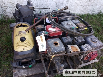 MOTORES VIBRADOR, LAVADORAS INDUSTRIAIS, RETIFICADORAS DE SOLDA E MANGOTE DE IMERSÃO (12 PÇS) (Ref.: RAF)