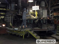 CARROSSEL PARA FUNDIÇÃO FABRICAÇÃO PRÓPRIA PARA MOLDAGEM DE PEÇAS EM FERRO GUSA E AÇO COM QUEIMADOR E EXAUSTORES (Ref.: Carrossel 1)