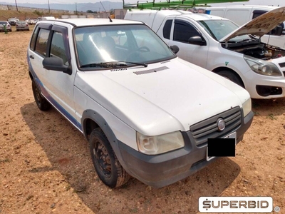 FIAT UNO MILLE WAY ECONOMY 1.0, 2011/2012, Placa FINAL 3 (SP),  (Ref.: TAF)