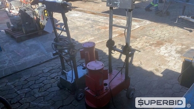 2 POLIDORAS PARA TACO PL30 REMAL E 2 LIXADEIRAS DE PISO INDUSTRIAL JAHU JM2D MONOFA (Ref.: IF)