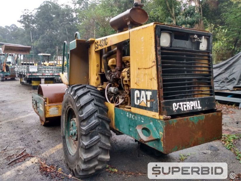 ROLO COMPACTADOR  CATERPILLAR CS-431C, ANO: 1998, SÉRIE: 9XL00214 (Ref: RBJ)