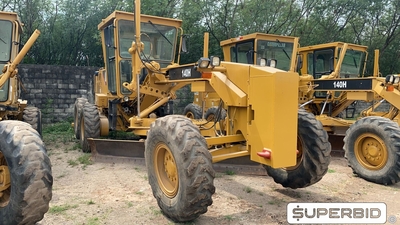 MOTONIVELADORA CATERPILLAR 140 H, ANO: 2008, SÉRIE: CAT0140HH5HM03911 (Ref: IAO)