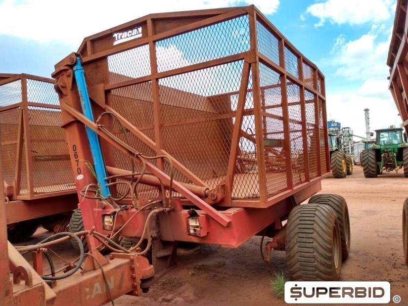 REBOQUE TRANSBORDO DE CANA PICADA TRACAN VTX 10.000, ANO: 2010, SÉRIE: VTX10384 (Ref.: 670)