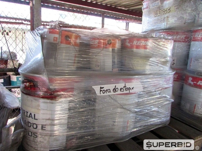 APROX. 4.044,2 LITROS DE TINTAS E ADITIVOS (QUALIDADES E CORES VARIADAS). (Ref.: WMDB_UM02)