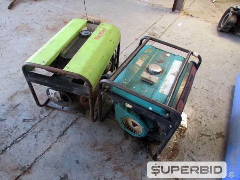 GERADOR Á GASOLINA PRAMAC ES8000 7KVA E GERADOR Á GASOLINA CUMMINS HOMESITE POWER 6500 7KVA (Ref.: JDF)