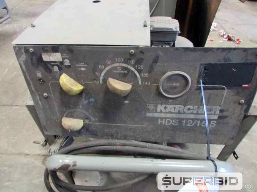 SUCATA DE LAVADORA DE ALTA PRESSÃO KARCH HD 5/12C, CAP.: 110-150 BAR E LAVADORA ÁGUA QUENTE KARCH HDS 12/15 (Ref.: JAM)