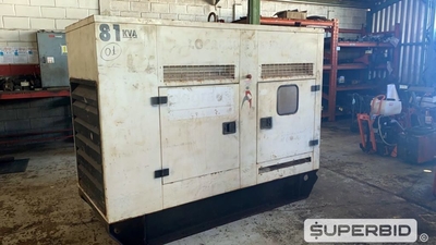 GRUPO GERADOR STEMAC, POT.: 78/81 KVA (Ref.: IR)