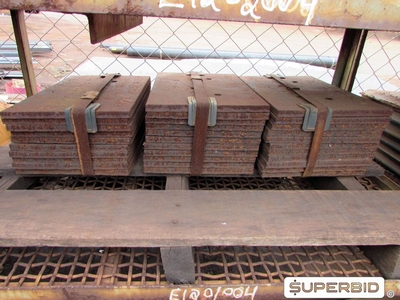 CHAPAS DE DESGASTE P/ ALIMENT. VIBRAT. JJ5020M5000050-1 (APROX.: 32 PÇS). (Ref.: BB)