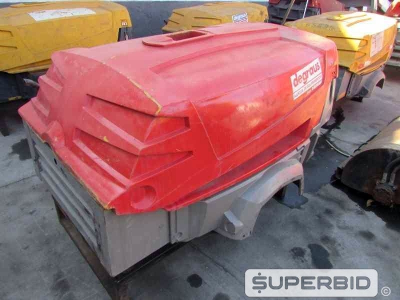 COMPRESSOR DE AR ATLAS COPCO XAS 47 HARD HAT 90-100PCM-7B, ANO: 2007. (Ref.: JBP)