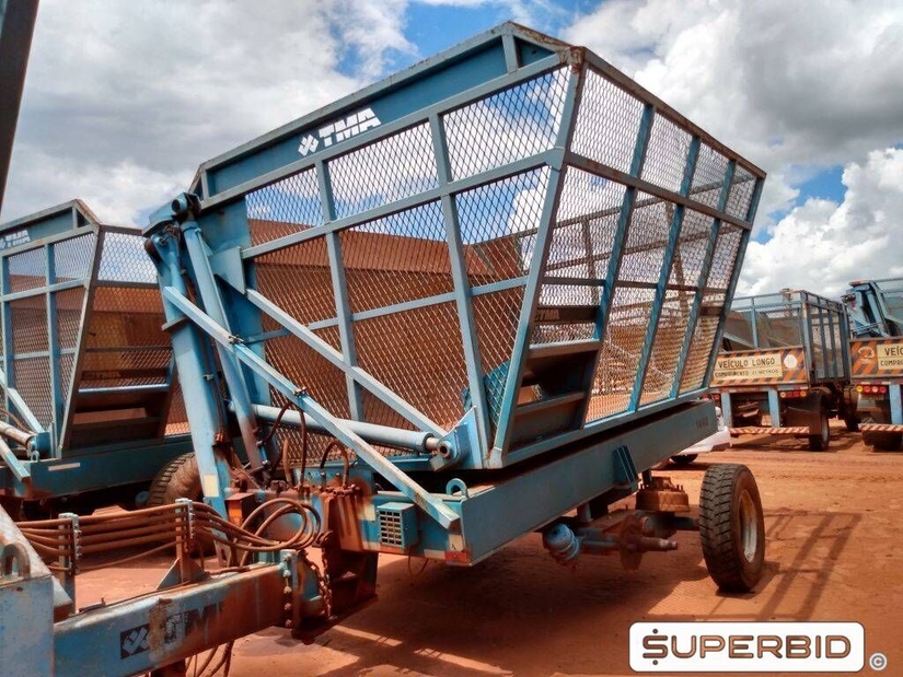 REBOQUE TRANSBORDO DE CANA PICADA TRACAN VTX 10.000, ANO: 2013, SÉRIE: VTX131287 (Ref.: 1440)