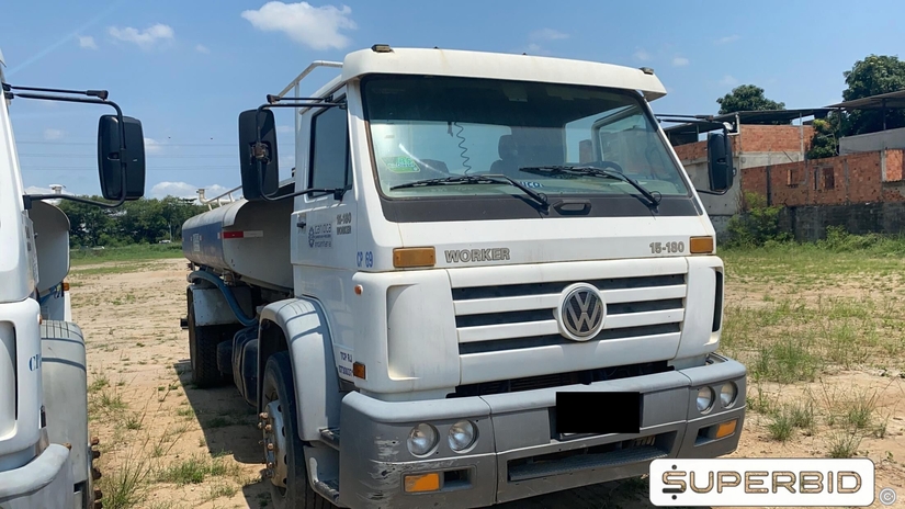 CAMINHÃO TANQUE VOLKSWAGEN 15.180 EURO3 WORKER, 2009/2009, Placa FINAL 2 (RJ), (Ref.: IBE)