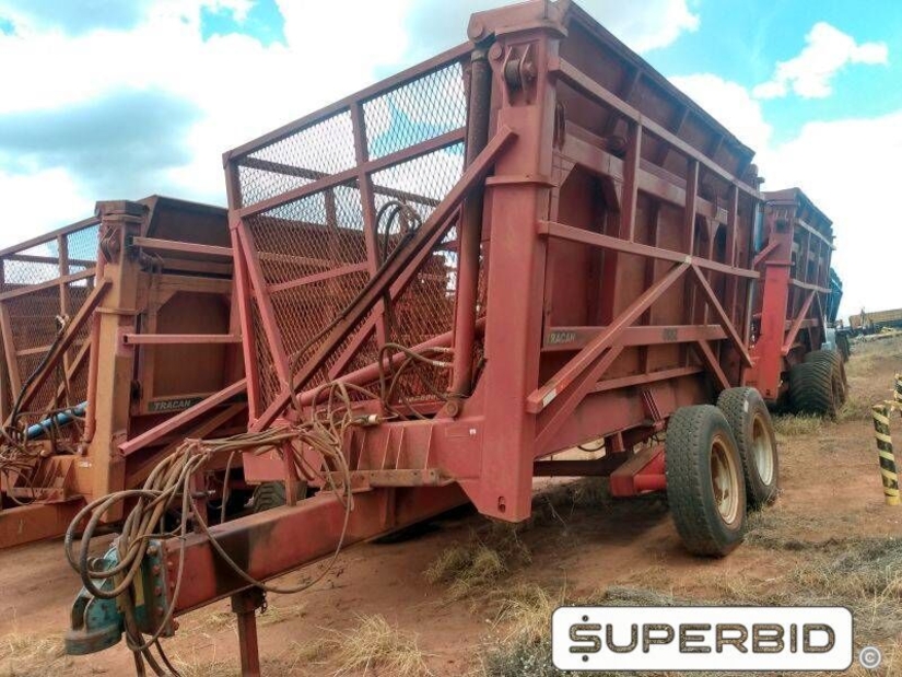 REBOQUE TRANSBORDO DE CANA PICADA TRACAN VTX 10.000, ANO: 2010, SÉRIE: 9344 (Ref.: 652)