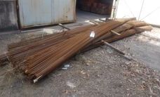 APROX. 10,2 T DE SUCATA DE AÇO CARBONO: VERGALHÕES, PERFIS E TUBOS (PREÇO P/ KG) (Ref.: WMHD_UM11)