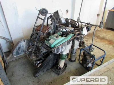 SUCATAS DE: COMPACTADORES DE SOLO WACKER NEUSON, MOTOR ACIONAMENTO 5CV, CORTADORAS DE PISO, PERFURATRIZ E OUTROS. (Ref.: JDI)