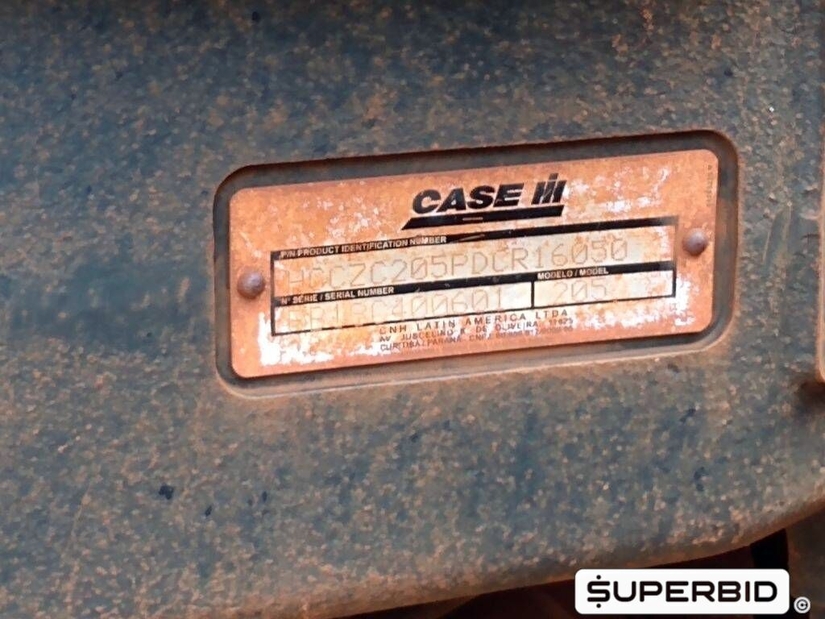 TRATOR DE PNEUS CASE PUMA 205 4X4, ANO: 2013, SÉRIE: HCCZC205PDCR16050 (Ref: 1320)