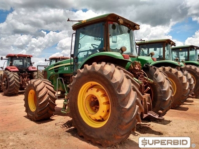 TRATOR DE PNEUS JOHN DEERE 7195J 4X4, ANO: 2013, SÉRIE: 1BM7195JPDH000632 (Ref: 1244)