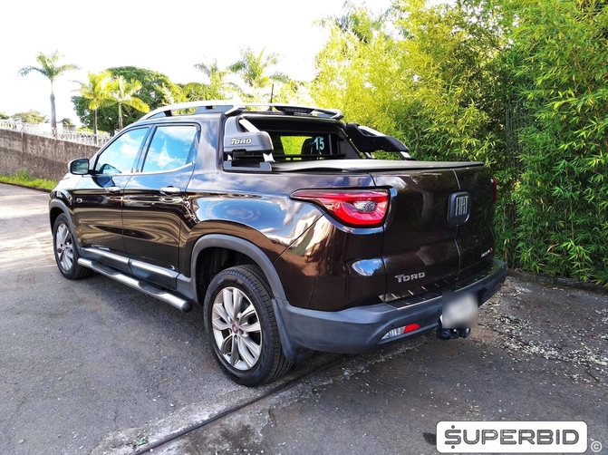 Fiat Toro Ranch 16V 2.0, 4x4, 2019/2020, Marrom deep metálica, 17. 455 KM, Diesel, Câmbio Automático, Kit Multimídia "7" completo, Sensor e Câmera de ré, Bancos em Couro marrom, IPVA 2021 pago, Veículo com garantia de fábrica, Laudo cautelar aprovado