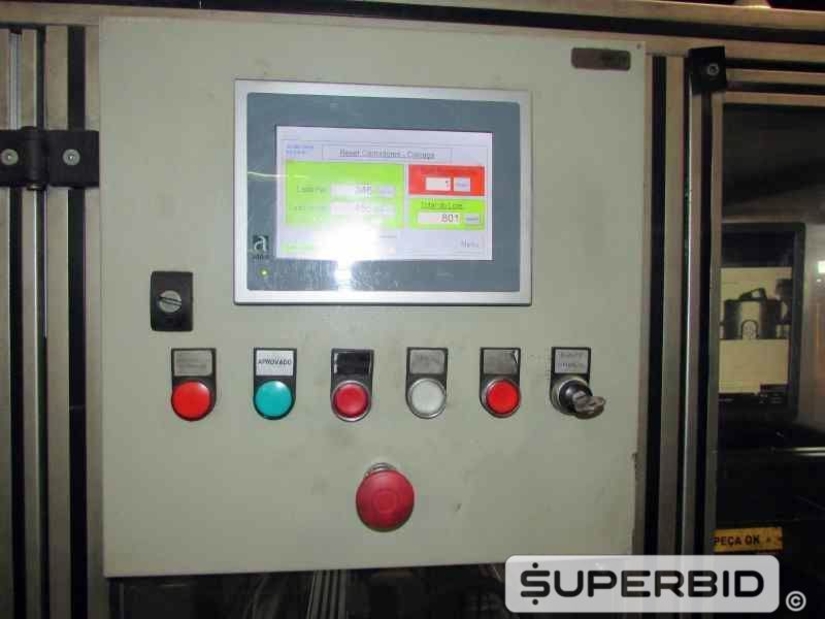 MÁQUINA DE RESSONÂNCIA SIGNAL WORK MTD-RAN, ANO 2012, CAP. 720 PÇ/H (Ref.: 896-12243)