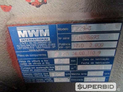 COMPRESSOR DE AR ATLAS COPCO XAS 87 180PCM-7B, ANO: 2006. (Ref.: JBL)