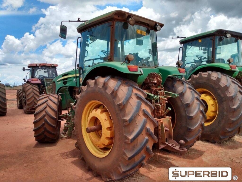 TRATOR DE PNEUS JOHN DEERE 7195J 4X4, ANO: 2013, SÉRIE: 1BM7195JTDH000581 (Ref: 1223)