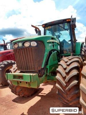 TRATOR DE PNEUS JOHN DEERE 7195J 4X4, ANO: 2013, SÉRIE: 1BM7195JVDH000622 (Ref: 1241)