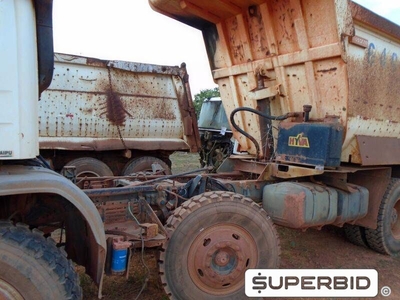 CAMINHÃO BASCULANTE SCANIA P124CB8X4NZ 420 (BATIDO), 2007, Placa FINAL 7 (PA),  (Ref.: CB 6018)