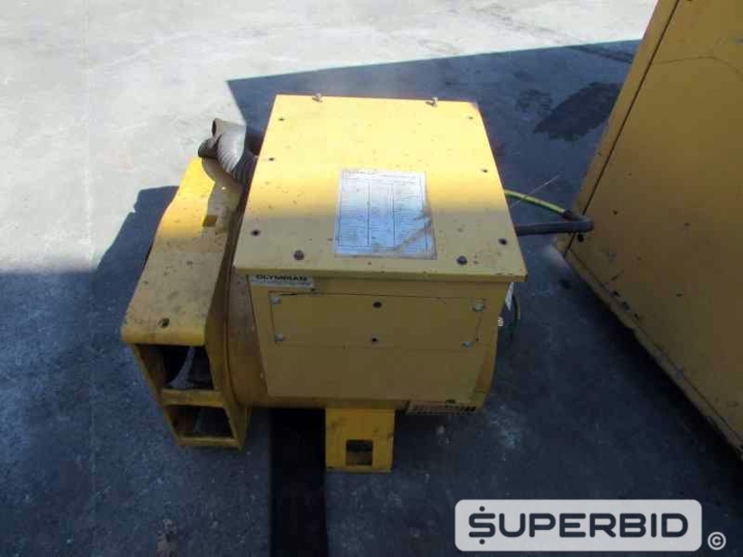 SUCATA DE GRUPO GERADOR Á DIESEL OLYMPIAN GP110-2 125 KVA , ANO: 2009, SÉRIE: OLY00000PB4H01488. (Ref.: JBG)