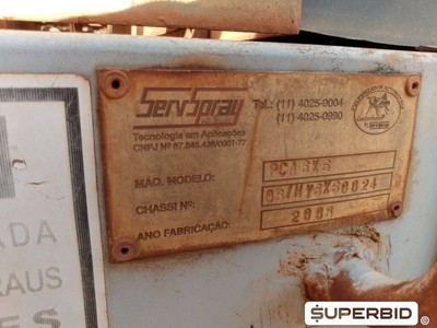 SUCATA DE PLANTADEIRA DE CANA TROPICANA SMI 10.000 6x6, ANO: 2008, SÉRIE: HY6X60027 (Ref: 238)