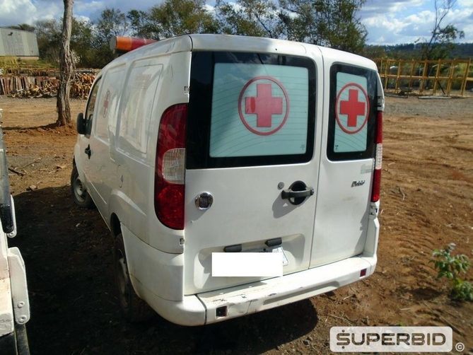 FIAT DOBLO AMBULANCIA 1.8, 2011/2012, Placa FINAL 1 (MG), (Ref.: SAU)