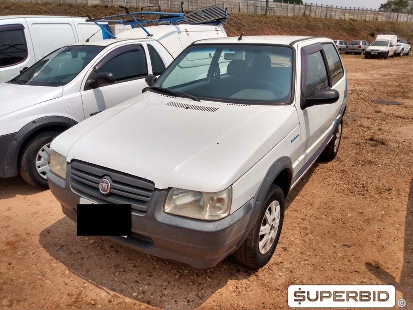 FIAT UNO MILLE WAY ECONOMY 1.0, 2010/2011, Placa FINAL 8 (SP),